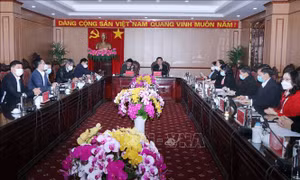 Thường trực Ban Bí thư Võ Văn Thưởng thăm, làm việc tại tỉnh Bắc Kạn