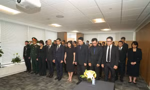 Trang nghiêm Lễ tưởng niệm Tổng Bí thư Nguyễn Phú Trọng tại New York (Mỹ)