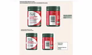 Australia: Thu hồi khẩn cấp 2 sản phẩm Nature’s Own do nghi chứa mảnh kính