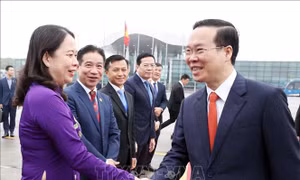 Chủ tịch nước Võ Văn Thưởng lên đường thăm chính thức Lào