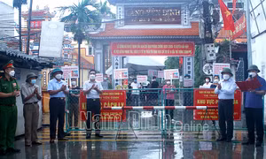 Hải Hậu (Nam Định) kết thúc giãn cách xã hội, học sinh đến trường từ ngày 16/9