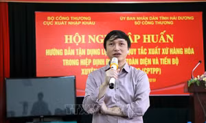 Hướng dẫn doanh nghiệp quy tắc xuất xứ hàng hoá trong CPTPP