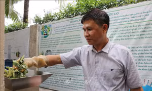 Máy xử lý rác hữu cơ giá rẻ, hiệu quả lớn của ông kỹ sư cơ khí