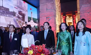 Chủ tịch nước Lương Cường chủ trì chiêu đãi kỷ niệm 80 năm Quốc khánh Việt Nam tại Hoa Kỳ 