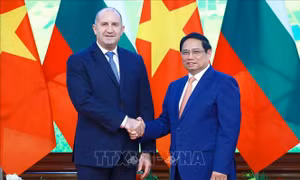 Thủ tướng Phạm Minh Chính hội kiến Tổng thống Bulgaria Rumen Radev