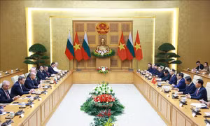 Thủ tướng Phạm Minh Chính hội kiến Tổng thống Bulgaria Rumen Radev
