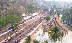 Lào thu hút trên 800.000 khách nước ngoài trong quý I/2023 
