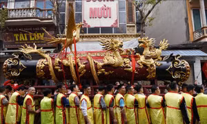 Tưng bừng hội rước pháo Đồng Kỵ, Bắc Ninh