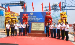 Hoàn thành xây dựng bến số 3, 4 Cảng cửa ngõ quốc tế Hải Phòng 