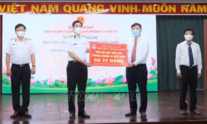 Tổng Công ty Tân cảng Sài Gòn ủng hộ 50 tỷ đồng cho Quỹ vaccine phòng COVID-19