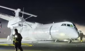 Canada điều tra vụ máy bay gặp sự cố khi hạ cánh tại sân bay Halifax