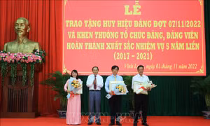 Vĩnh Long khen thưởng tổ chức Đảng, đảng viên hoàn thành xuất sắc nhiệm vụ