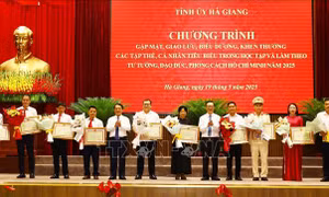 Biểu dương tinh thần ham học hỏi, hăng say trong lao động, học tập