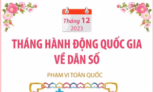 Tháng 12/2023: Tháng hành động quốc gia về dân số