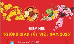 Điểm hẹn 'Không gian Tết Việt năm 2026'