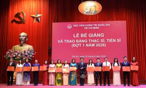 Học viện Chính trị quốc gia Hồ Chí Minh trao bằng tốt nghiệp thạc sĩ, tiến sĩ đợt 1 năm 2026