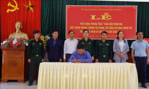 Xây dựng thế trận biên phòng toàn dân và an ninh nhân dân vững chắc nơi biên giới