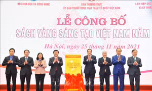 Vinh danh các công trình tiêu biểu trong Sách vàng Sáng tạo Việt Nam năm 2021