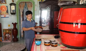 Nghề làm trống Bình An được công nhận Di sản văn hóa phi vật thể quốc gia