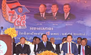 Khắc ghi công ơn những người đã chiến đấu, hy sinh cho công cuộc đánh đổ chế độ diệt chủng