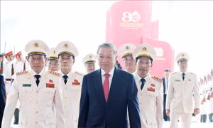 Tổng Bí thư Tô Lâm dự Lễ kỷ niệm 80 năm Ngày truyền thống Công an nhân dân