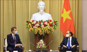 Chủ tịch nước Nguyễn Xuân Phúc tiếp Bộ trưởng Thương mại, Du lịch và Đầu tư Australia 