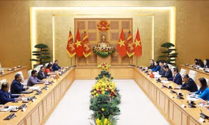 Thủ tướng Chính phủ Phạm Minh Chính hội kiến Tổng thống Sri Lanka