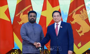 Thủ tướng Phạm Minh Chính hội kiến Tổng thống Sri Lanka