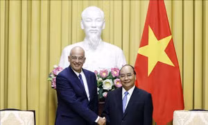 Chủ tịch nước Nguyễn Xuân Phúc tiếp Bộ trưởng Ngoại giao Hy Lạp