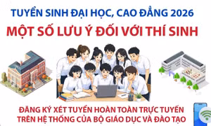 Tuyển sinh Đại học, Cao đẳng 2026: Một số lưu ý đối với thí sinh