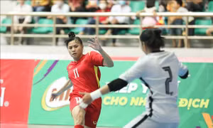 Futsal nữ Việt Nam thắng thuyết phục 4 - 1 trước Malaysia
