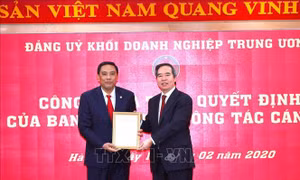 Đồng chí Hoàng Giang giữ chức Phó Bí thư Đảng ủy Khối Doanh nghiệp Trung ương 