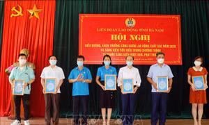 Hà Nam: Biểu dương 44 sáng kiến trong chương trình '75 nghìn sáng kiến vượt khó, phát triển'