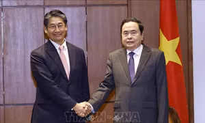 Chủ tịch Quốc hội Trần Thanh Mẫn tiếp Đại sứ Nhật Bản Ito Naoki 