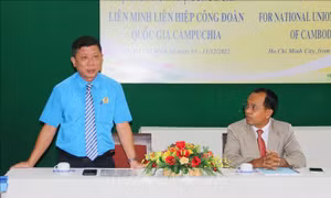 Chia sẻ kinh nghiệm hoạt động Công đoàn Việt Nam - Campuchia