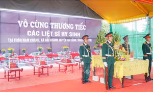 Mãi khắc ghi công ơn to lớn của các anh hùng, liệt sĩ