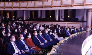 Thủ tướng Phạm Minh Chính dự chương trình nghệ thuật đặc biệt 'Niềm tin và khát vọng'