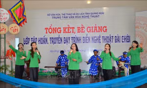 Lan tỏa nghệ thuật bài chòi