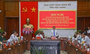 Tinh gọn bộ máy: Làm tốt công tác tư tưởng cho cán bộ, đảng viên