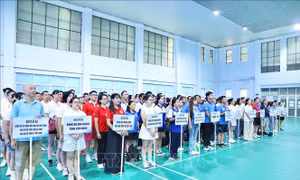 Khai mạc Hội thao chào mừng Đại hội Đảng bộ MTTQ, các đoàn thể Trung ương lần thứ I