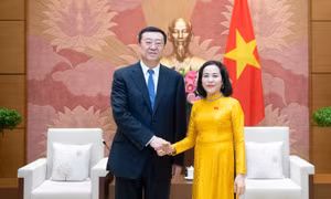 Phó Chủ tịch Quốc hội Nguyễn Thị Thanh tiếp Đoàn công tác Khu tự trị Duy Ngô Nhĩ Tân Cương, Trung Quốc