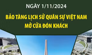 Ngày 1/11/2024, Bảo tàng Lịch sử Quân sự Việt Nam mở cửa đón khách