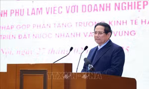 Thủ tướng Phạm Minh Chính: Doanh nghiệp nhà nước phát huy tinh thần yêu nước, cùng cả nước tăng tốc, bứt phá, về đích