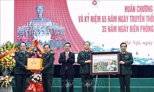 Chủ tịch nước dự Lễ kỷ niệm 65 năm Ngày truyền thống Bộ đội Biên phòng