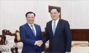 Tăng cường hợp tác giữa Thủ đô Hà Nội và Thủ đô Viêng Chăn (Lào)