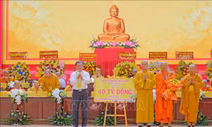 Hơn 322 tỷ đồng cho an sinh xã hội, khẳng định tinh thần 'Đạo pháp đồng hành cùng dân tộc'
