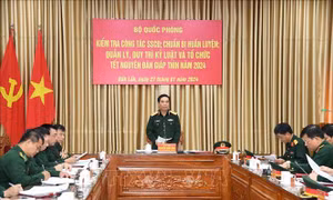 Bộ Quốc phòng kiểm tra công tác sẵn sàng chiến đấu ở Đắk Lắk