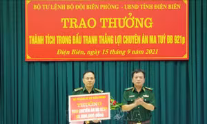 Điện Biên: Biểu dương thành tích phá thành công chuyên án về ma túy