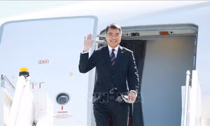 Thủ tướng Lê Minh Hưng đến Kazan dự Hội nghị Cấp cao kỷ niệm 35 năm quan hệ ASEAN - Nga