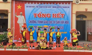 Tăng cường giáo dục di sản trong trường học